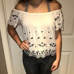 Charlotte Russe off the shoulder top